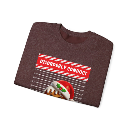 Gingerbread Mugshot Ugly Christmas Sweater