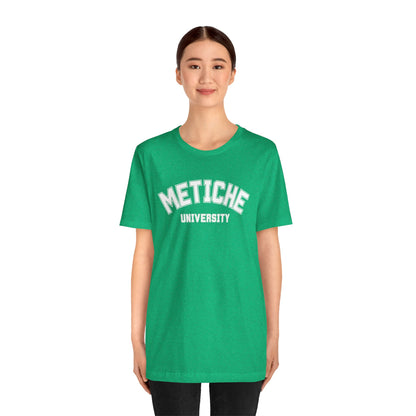 Metiche University Shirt | Funny Latina Graphic Tee