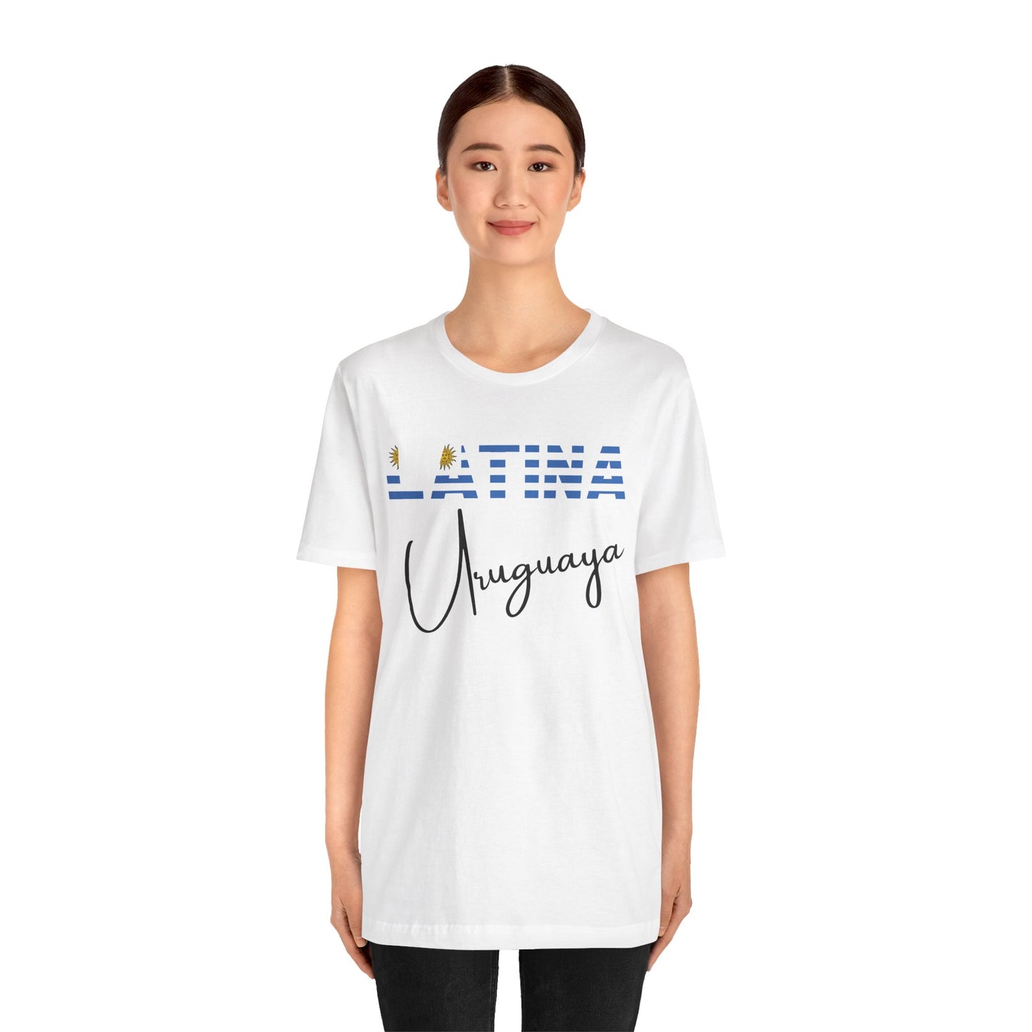 Latina Uruguaya, Shirt – Uruguay Latina Pride Graphic Tee for Women