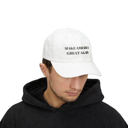 Embroidered Dark MAGA Hat