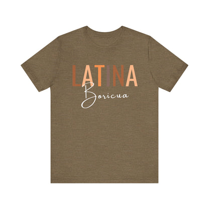 Latina Boricua Shirt | Puerto Rico Latina Pride Graphic Tee for Women