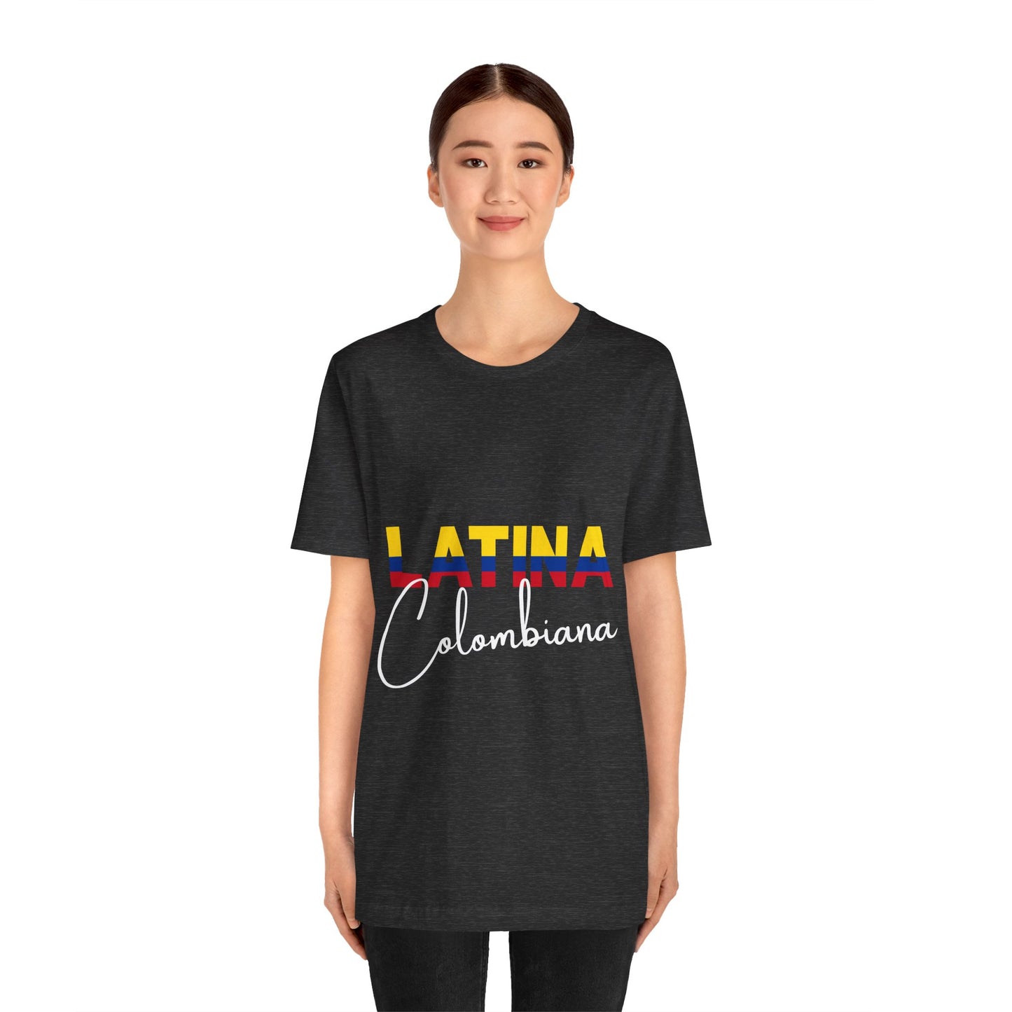 Latina Colombiana, Shirt - Colombian Latina Pride Graphic Tee for Women