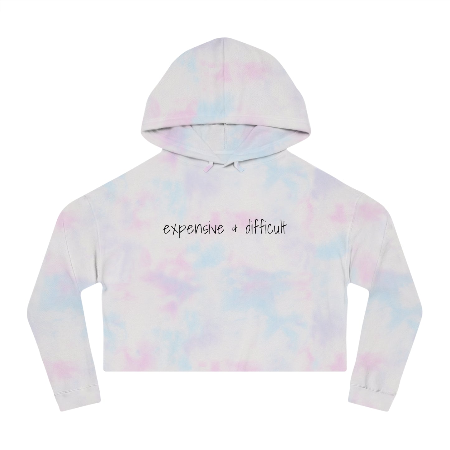 Expensive & Difficult, Cropped Hoodie