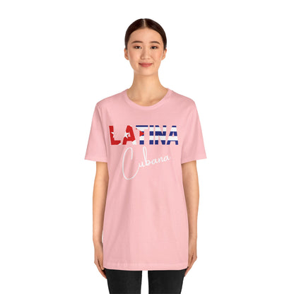 Latina Cubana Shirt | Cuba Latina Pride Graphic Tee for Women