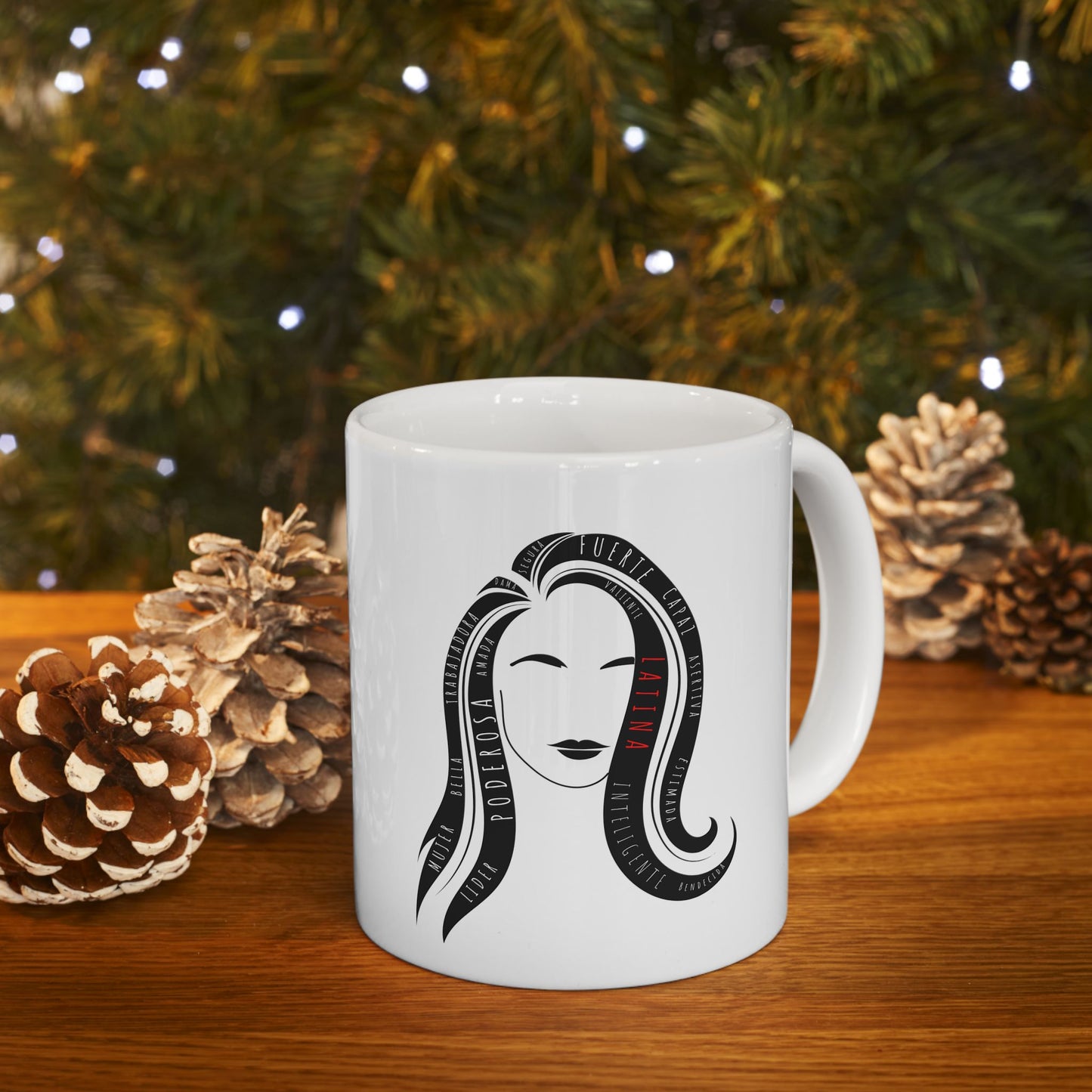 Fuerza Latina, Ceramic Mug 11oz