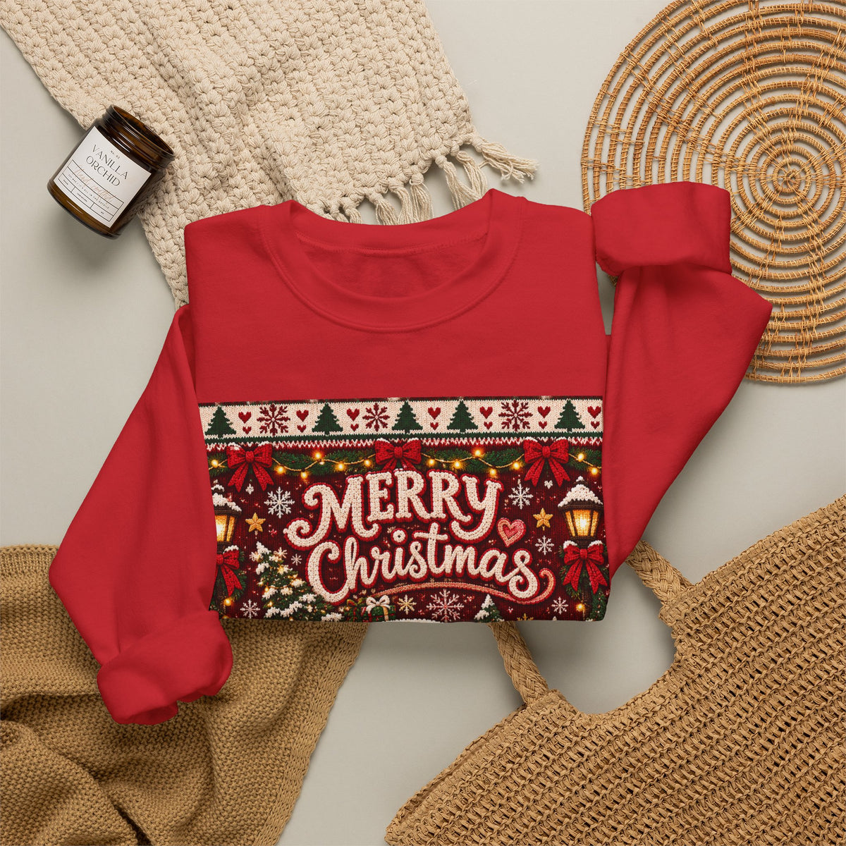 Merry Christmas Vintage Christmas Truck Sweatshirt