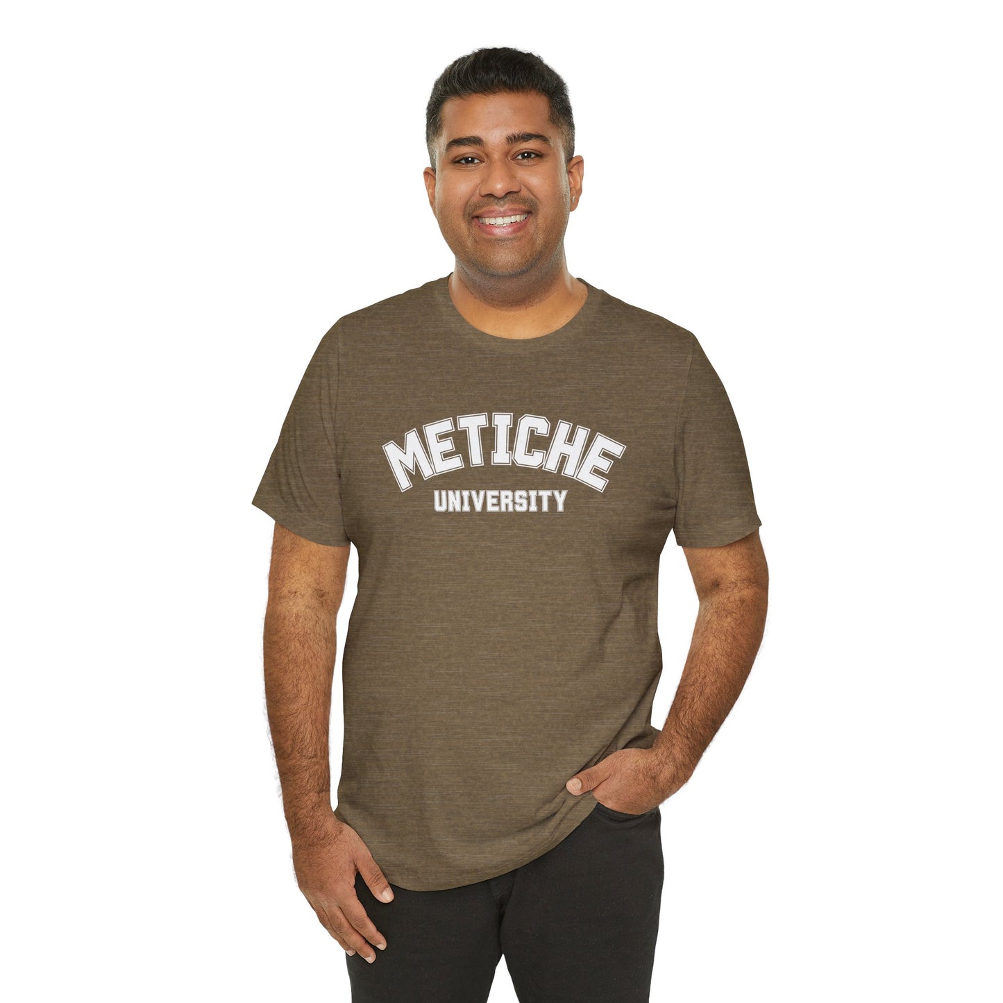 Metiche University Shirt | Funny Latina Graphic Tee