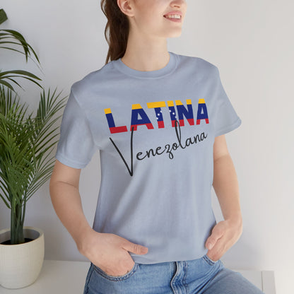Latina Venezolana, Shirt – Venezuela Latina Pride Graphic Tee for Women