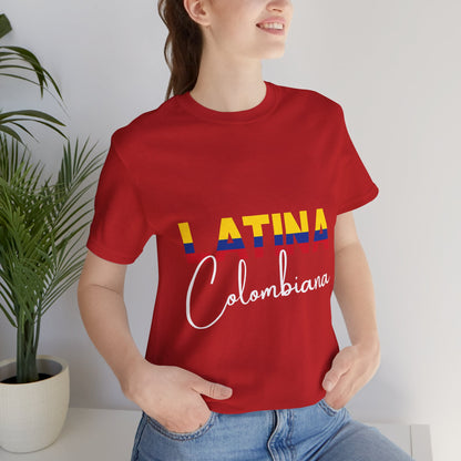 Latina Colombiana, Shirt - Colombian Latina Pride Graphic Tee for Women