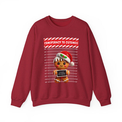 Gingerbread Mugshot Ugly Christmas Sweater