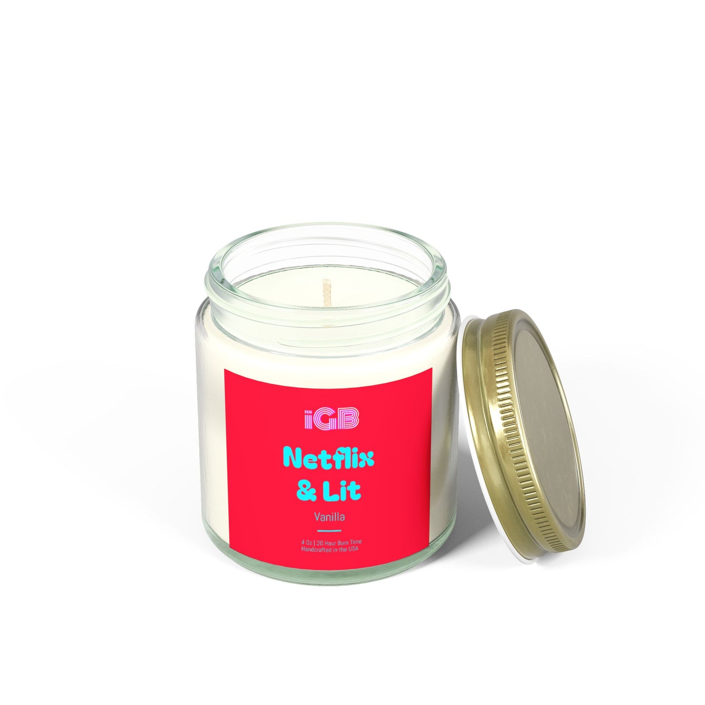 Netflix & Lit, Candle (4oz, 9oz)