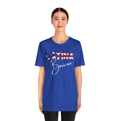 Latina Boricua Shirt | Puerto Rico Latina Pride Graphic Tee for Women