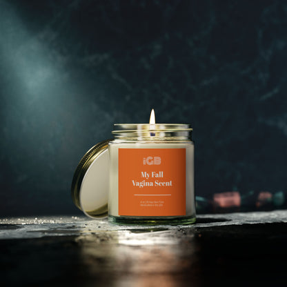 Fall Scented Candle - My Fall Vagina Scent, Cozy Home Decor, Gift for Her, Aromatherapy, Seasonal Candle