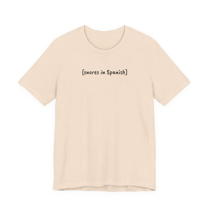 [snores in Spanish], Shirt