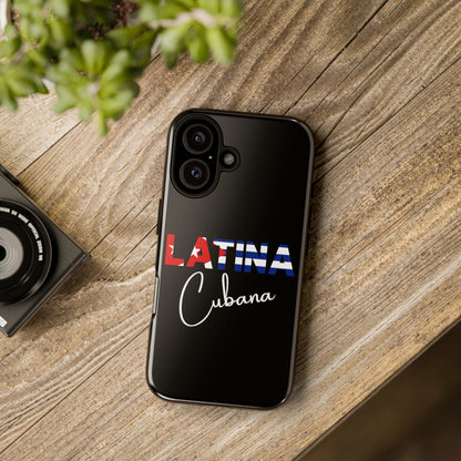 Latina Cubana Tough Phone Case | Cuba Latina Pride Protective Cover