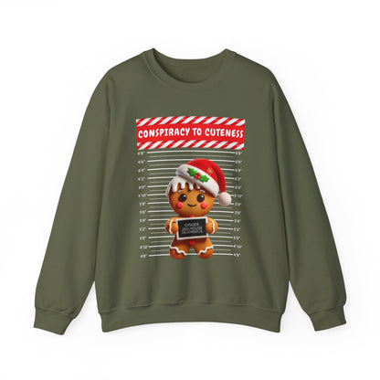 Gingerbread Mugshot Ugly Christmas Sweater