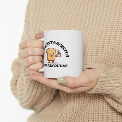 But First Cafecito Ceramic Mug 11oz | Latina Coffee Lover Cup