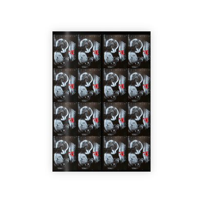 Surprise! Sonogram Gift Wrapping Paper Roll, Unique Baby Shower Wrapping, Ultrasound Print Packaging, Stylish Gift Wrap for Parents