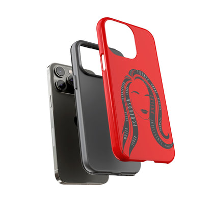 Red Fuerza Latina Tough Phone Case | Latina Empowerment Protective Cover