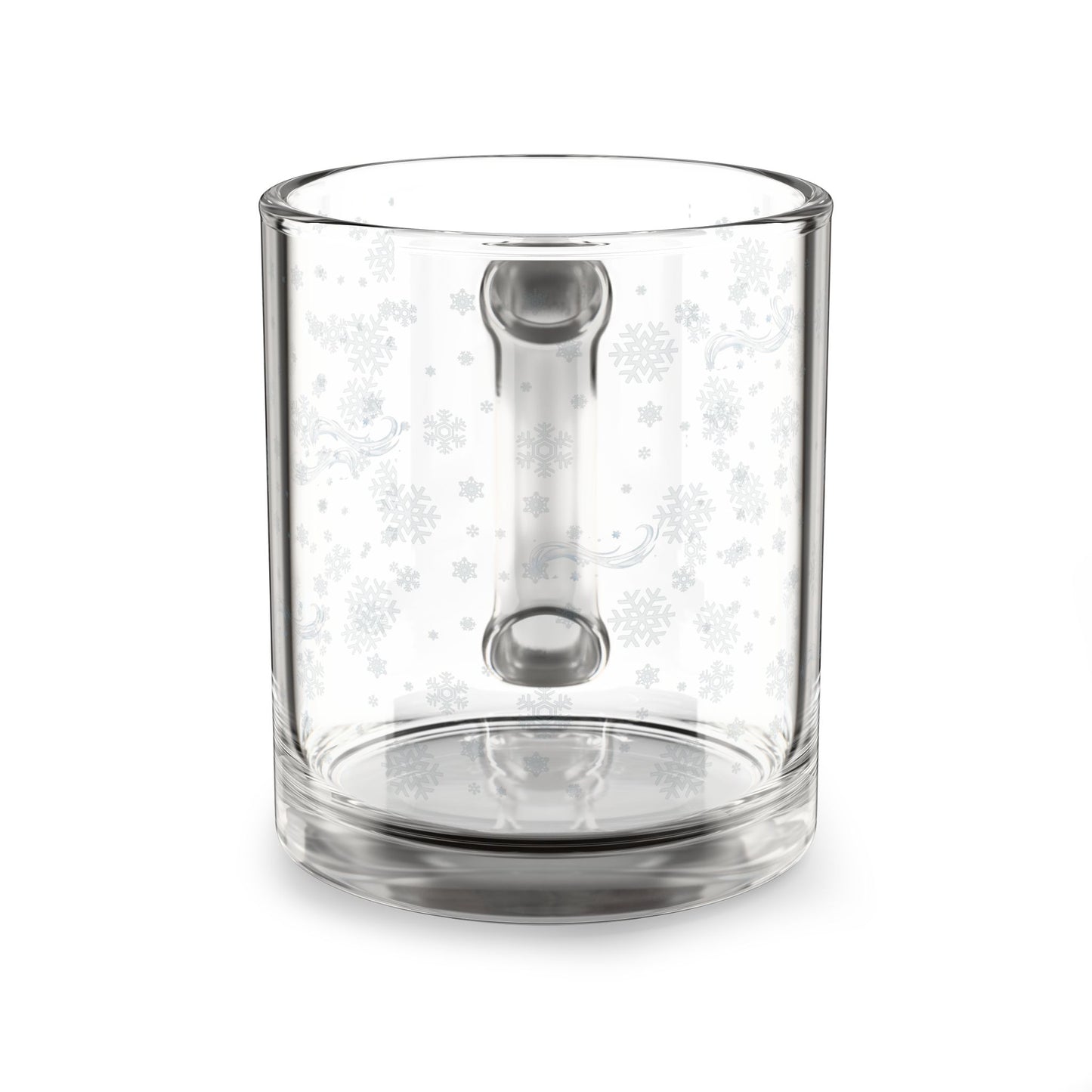 Winter Wonderland Glass Mug - Cozy Holiday Drinkware, Perfect for Hot Cocoa, Gifts for Christmas, Tea Lovers, Personal Use