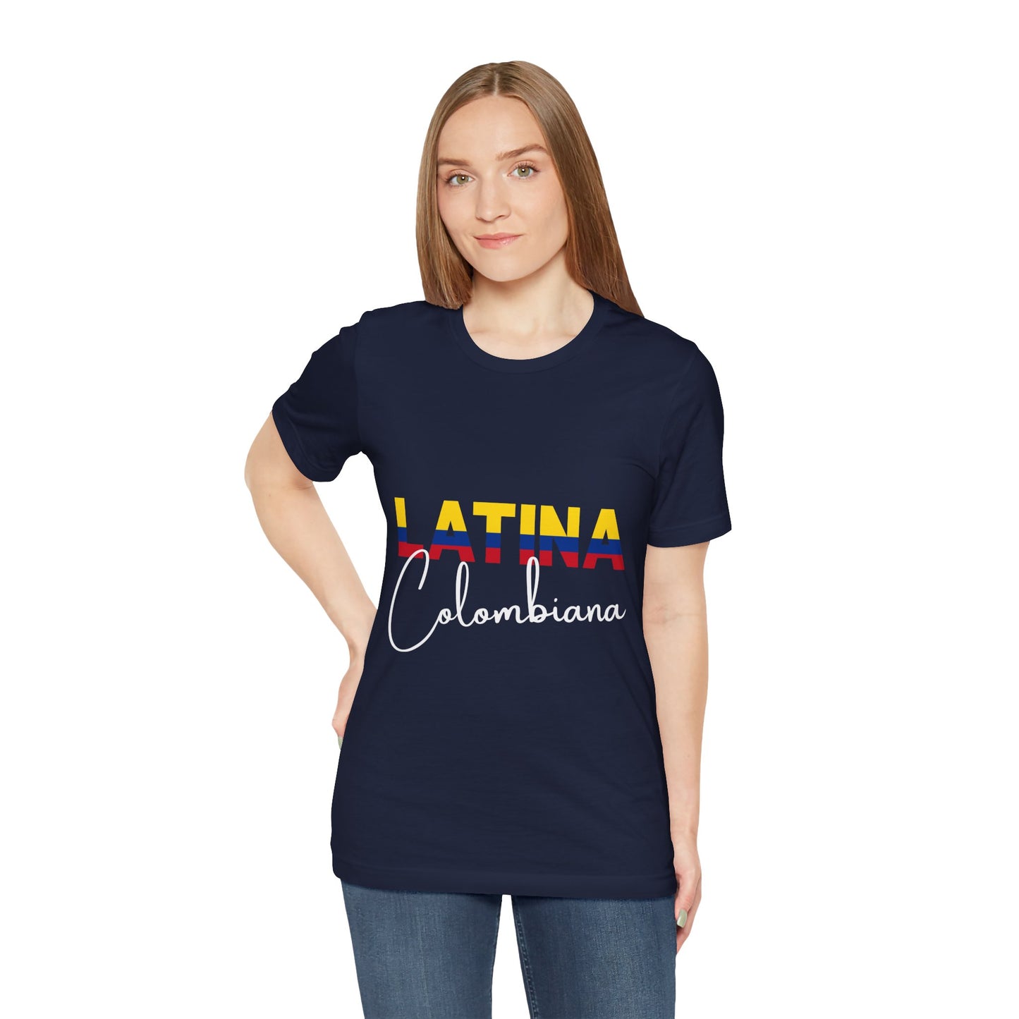 Latina Colombiana, Shirt - Colombian Latina Pride Graphic Tee for Women