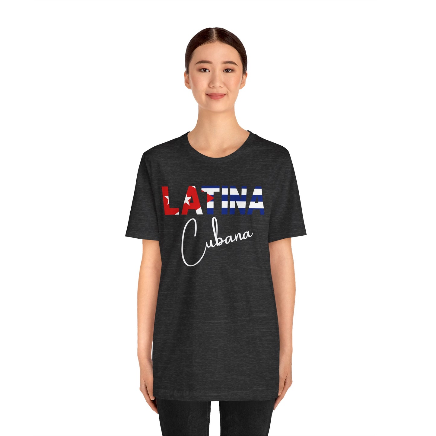 Latina Cubana Shirt | Cuba Latina Pride Graphic Tee for Women