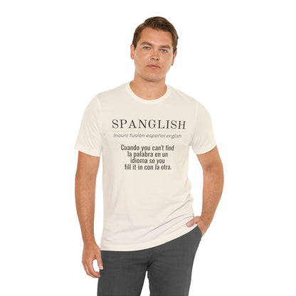 Spanglish Definition Shirt | Bilingual Pride Graphic Tee