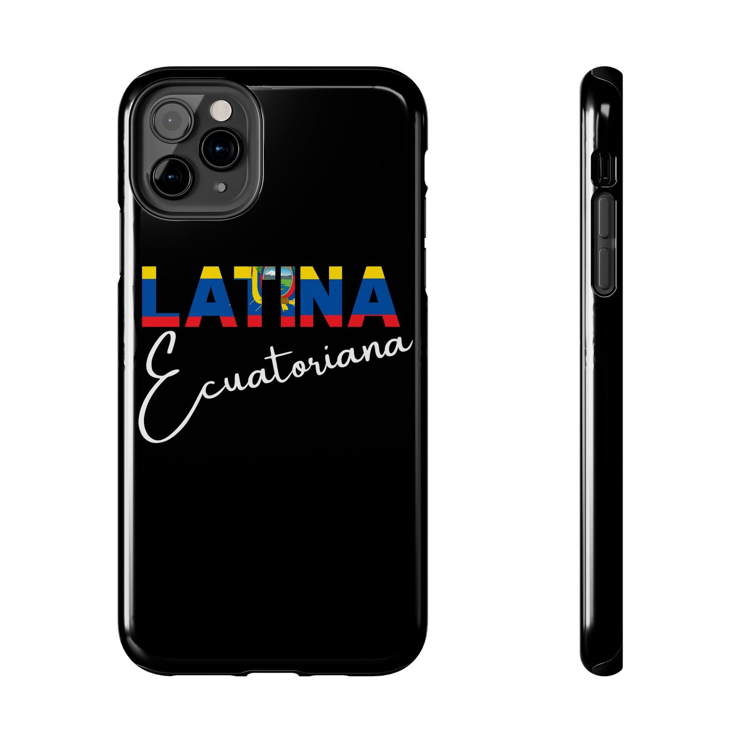 Latina Ecuatoriana Tough iPhone Case | Ecuador Latina Pride Protective Cover