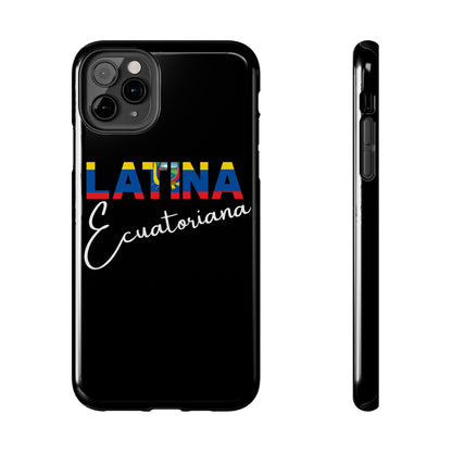 Latina Ecuatoriana Tough iPhone Case | Ecuador Latina Pride Protective Cover