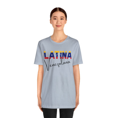 Latina Venezolana, Shirt – Venezuela Latina Pride Graphic Tee for Women
