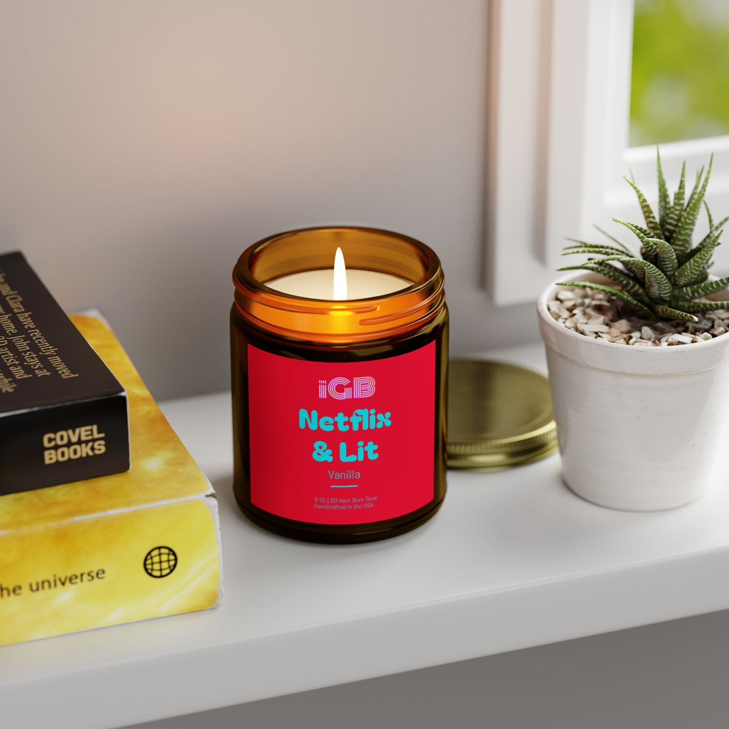 Netflix & Lit, Candle (4oz, 9oz)