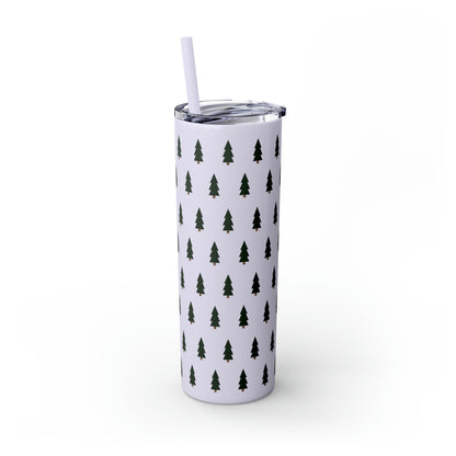 Christmas Tumbler with Straw, 20oz