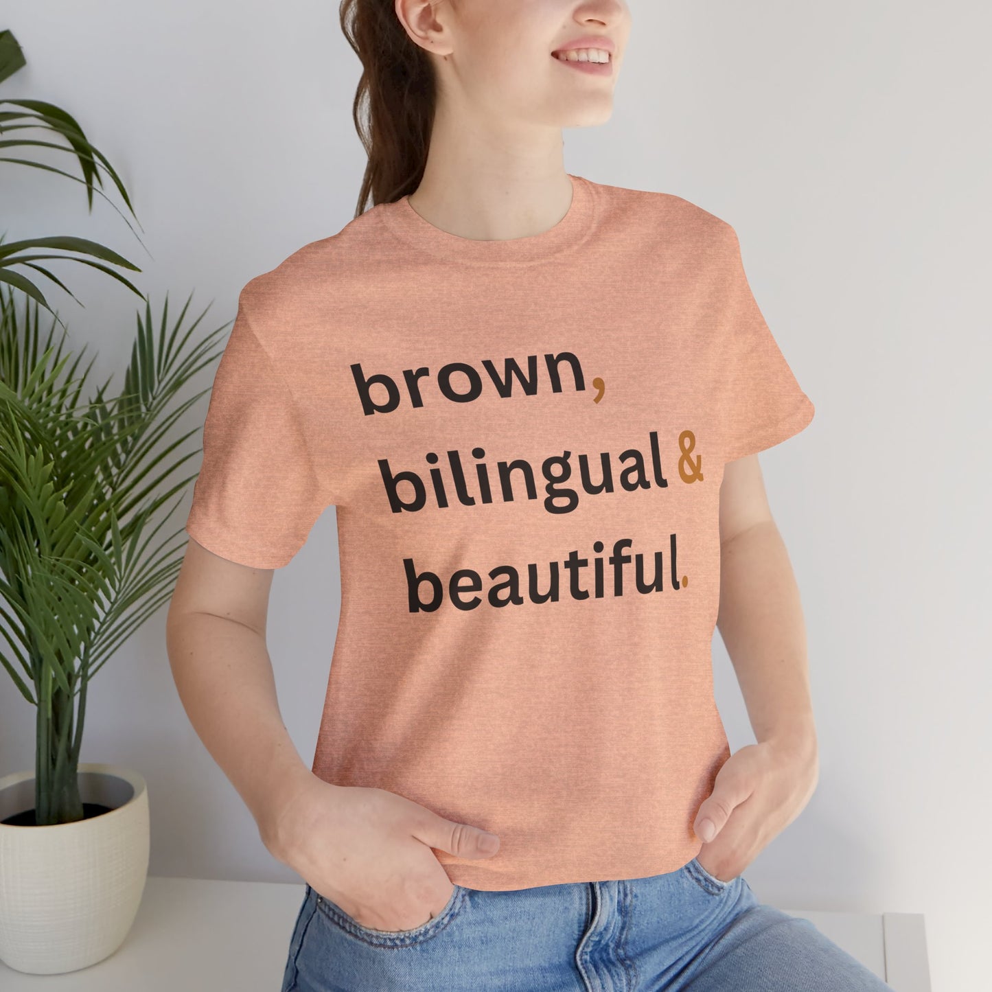 Brown, Bilingual and Beautiful Shirt | Latina Empowerment Pride Tee