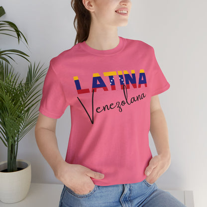 Latina Venezolana, Shirt – Venezuela Latina Pride Graphic Tee for Women