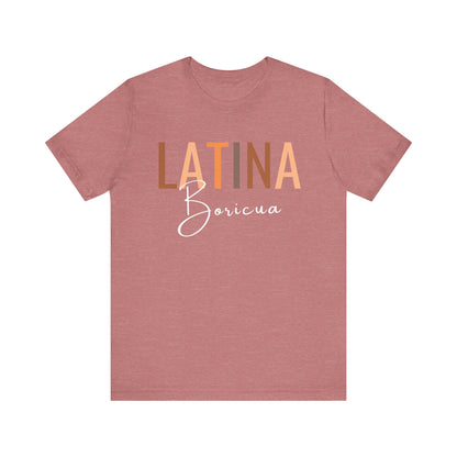 Latina Boricua Shirt | Puerto Rico Latina Pride Graphic Tee for Women