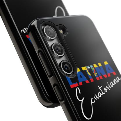 Latina Ecuatoriana Tough iPhone Case | Ecuador Latina Pride Protective Cover