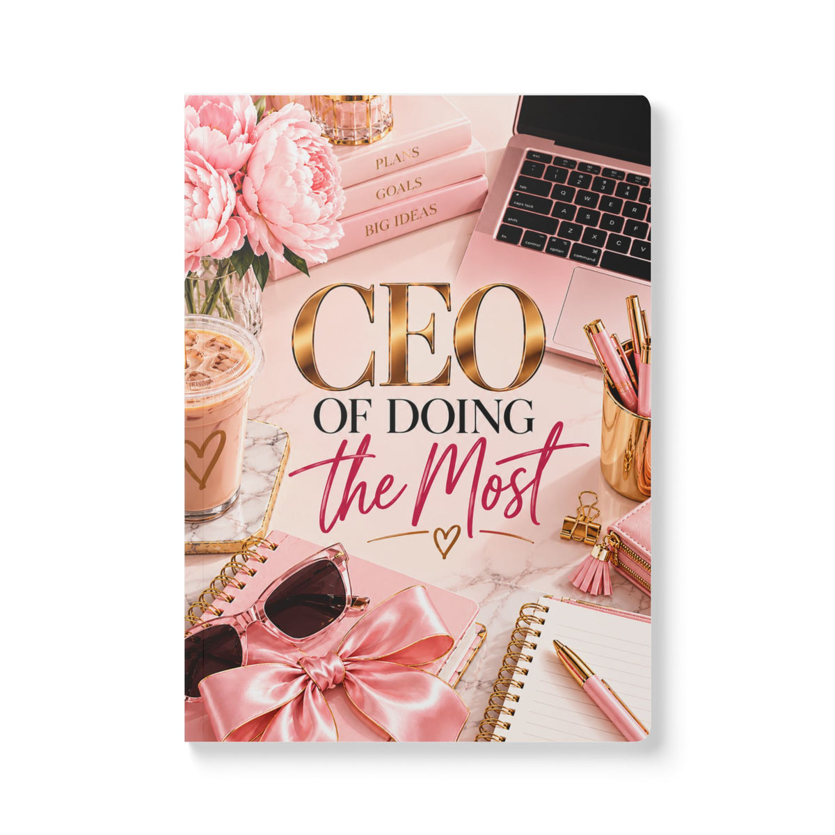 CEO of Doing the Most Pink Aesthetic Softcover Journal
