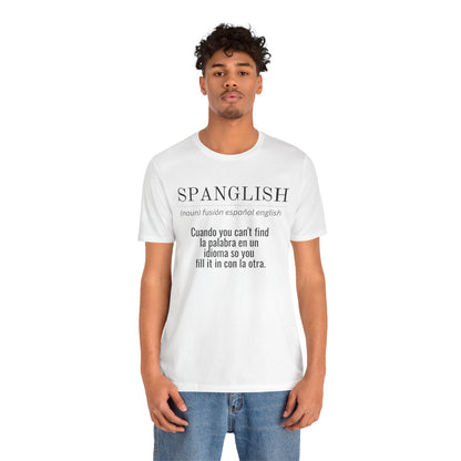 Spanglish Definition Shirt | Bilingual Pride Graphic Tee