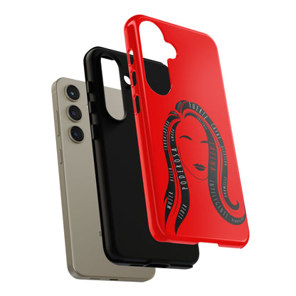 Red Fuerza Latina Tough Phone Case | Latina Empowerment Protective Cover