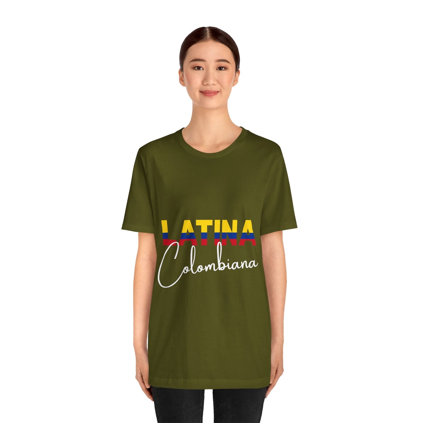 Latina Colombiana, Shirt - Colombian Latina Pride Graphic Tee for Women