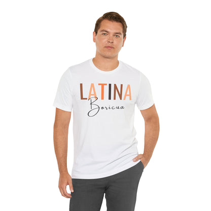 Latina Boricua, Shirt with Black Font
