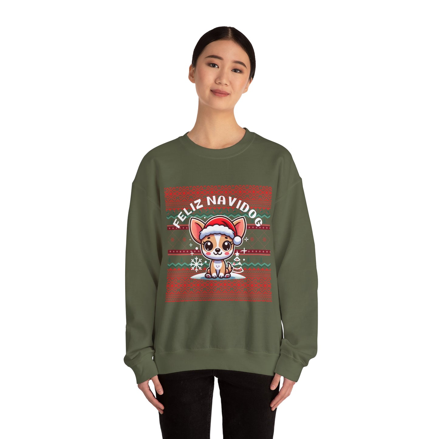 Feliz Navidog Ugly Christmas Sweater