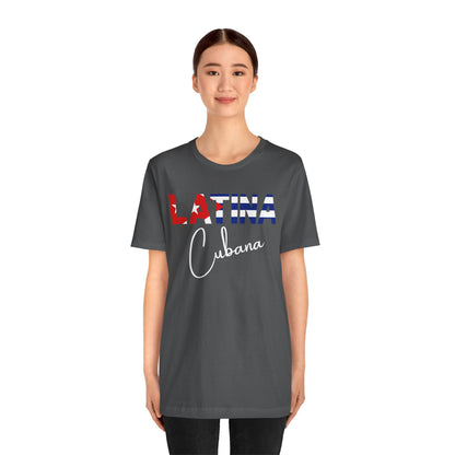 Latina Cubana Shirt | Cuba Latina Pride Graphic Tee for Women