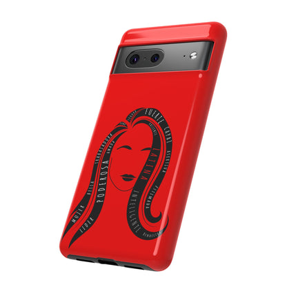 Red Fuerza Latina Tough Phone Case | Latina Empowerment Protective Cover