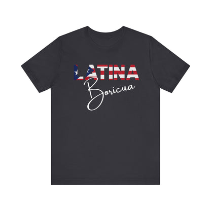 Latina Boricua Shirt | Puerto Rico Latina Pride Graphic Tee for Women