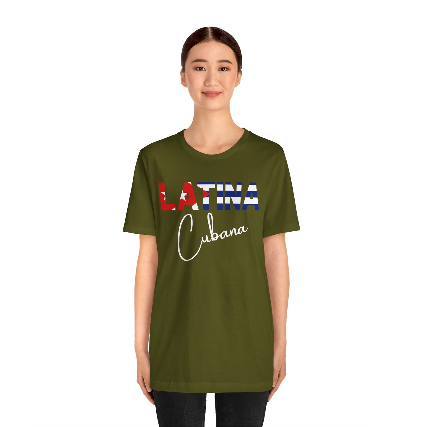 Latina Cubana Shirt | Cuba Latina Pride Graphic Tee for Women
