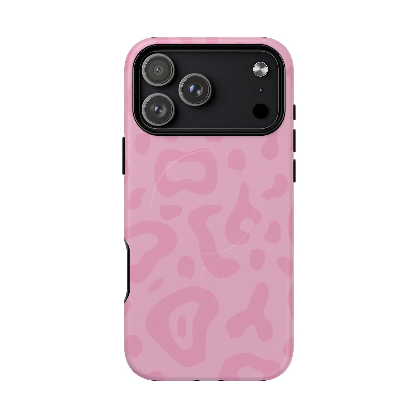 Rosé Wild MagSafe Phone Case — Pink Leopard Pattern Tough Protective Cover
