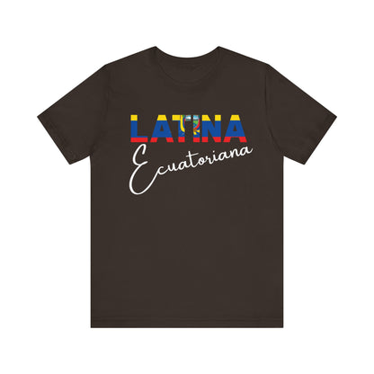 Latina Ecuatoriana Shirt | Ecuador Latina Pride Graphic Tee for Women