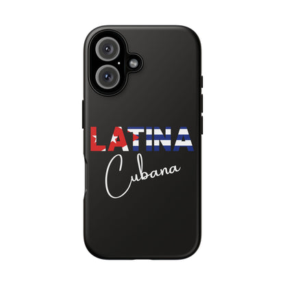 Latina Cubana Tough Phone Case | Cuba Latina Pride Protective Cover