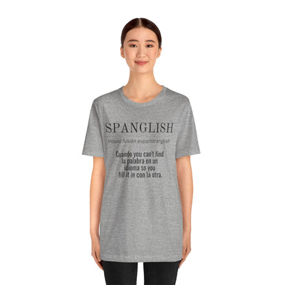 Spanglish Definition Shirt | Bilingual Pride Graphic Tee